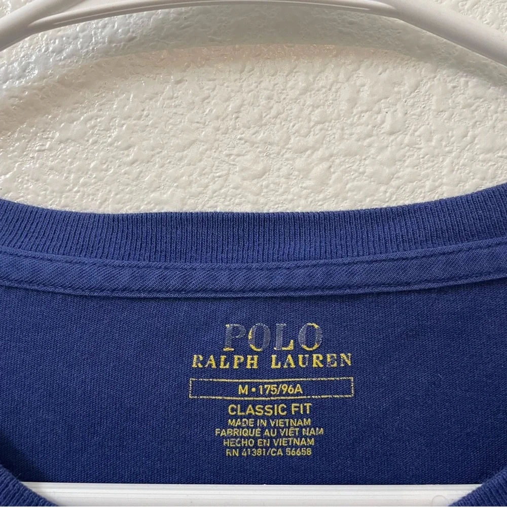 Polo Ralph Lauren classic fit pocket t shirt blue medium